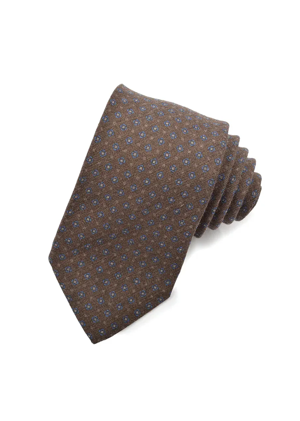 Silk Tie Diamond Pin Dot - Tan/Sand - Dion Canada - Danali