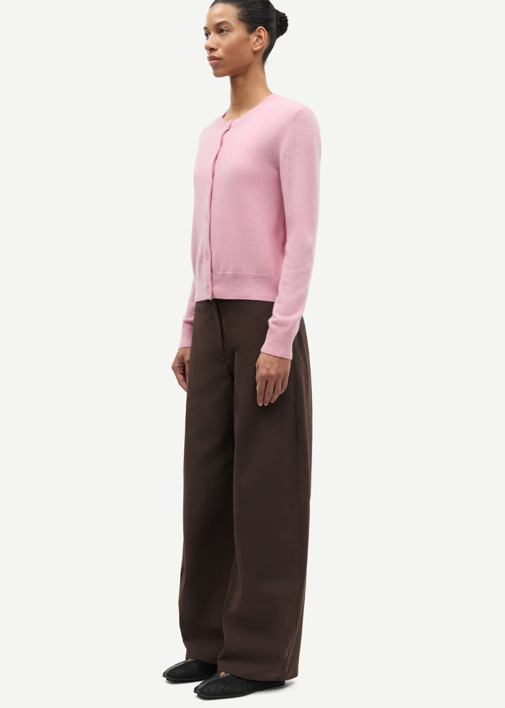 Saboston Cardigan - Bleached Mauve - Samsoe Samsoe Canada - Danali - F24400186