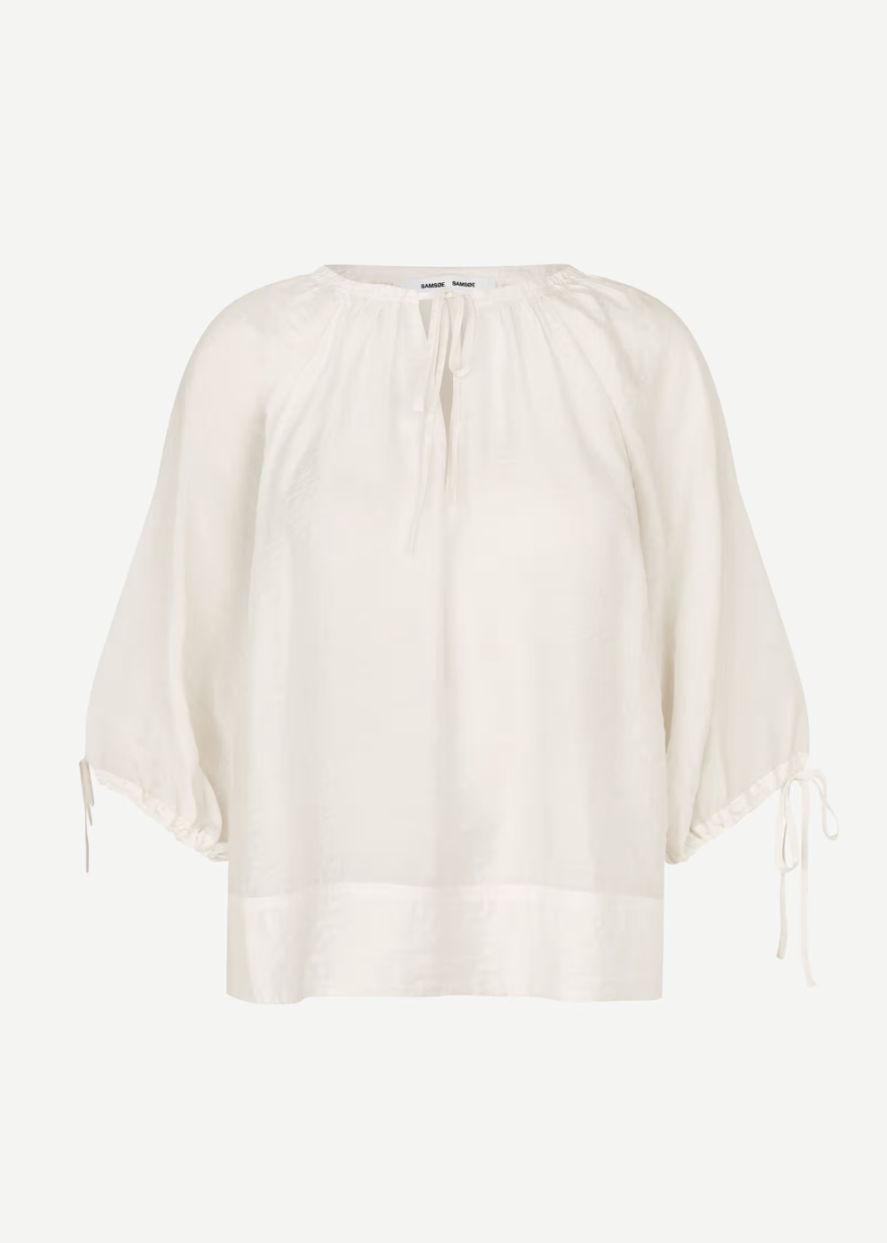 Samateran SS Blouse - Egret - Samsoe Samsoe Canada - Danali - F26100019
