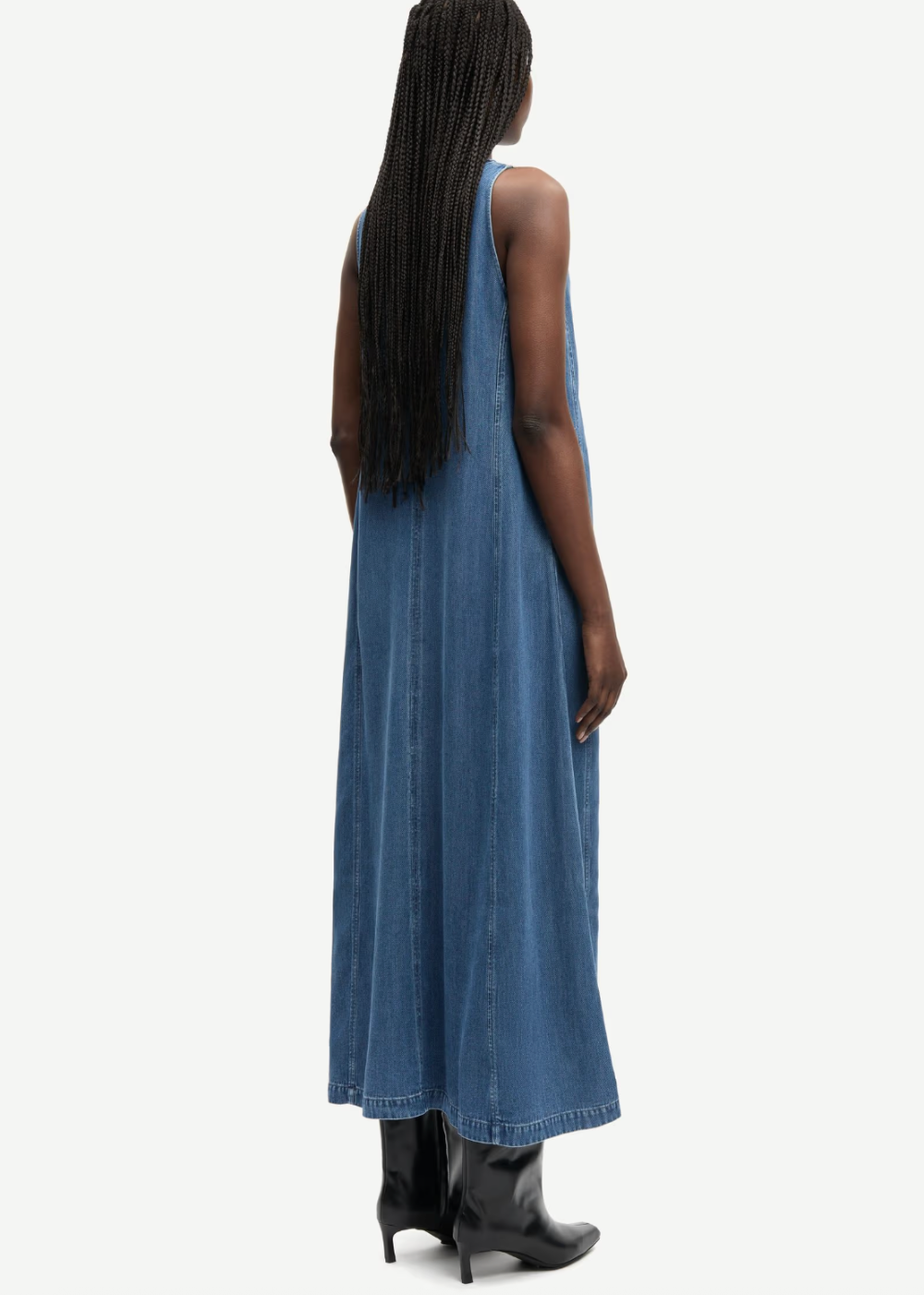 Saskylar Dress - Medium Denim Blue - Samsoe Samsoe Canada - Danali - F26100094