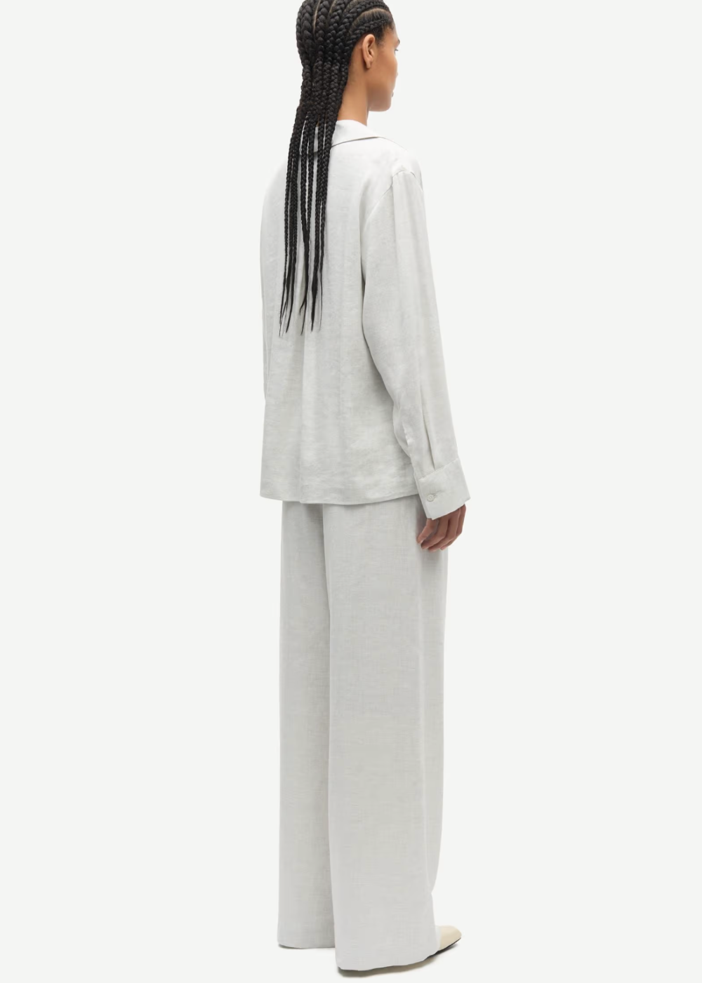 Saiben Shirt - Light Grey Melange - Samsoe Samsoe Canada - Danali - F26100111