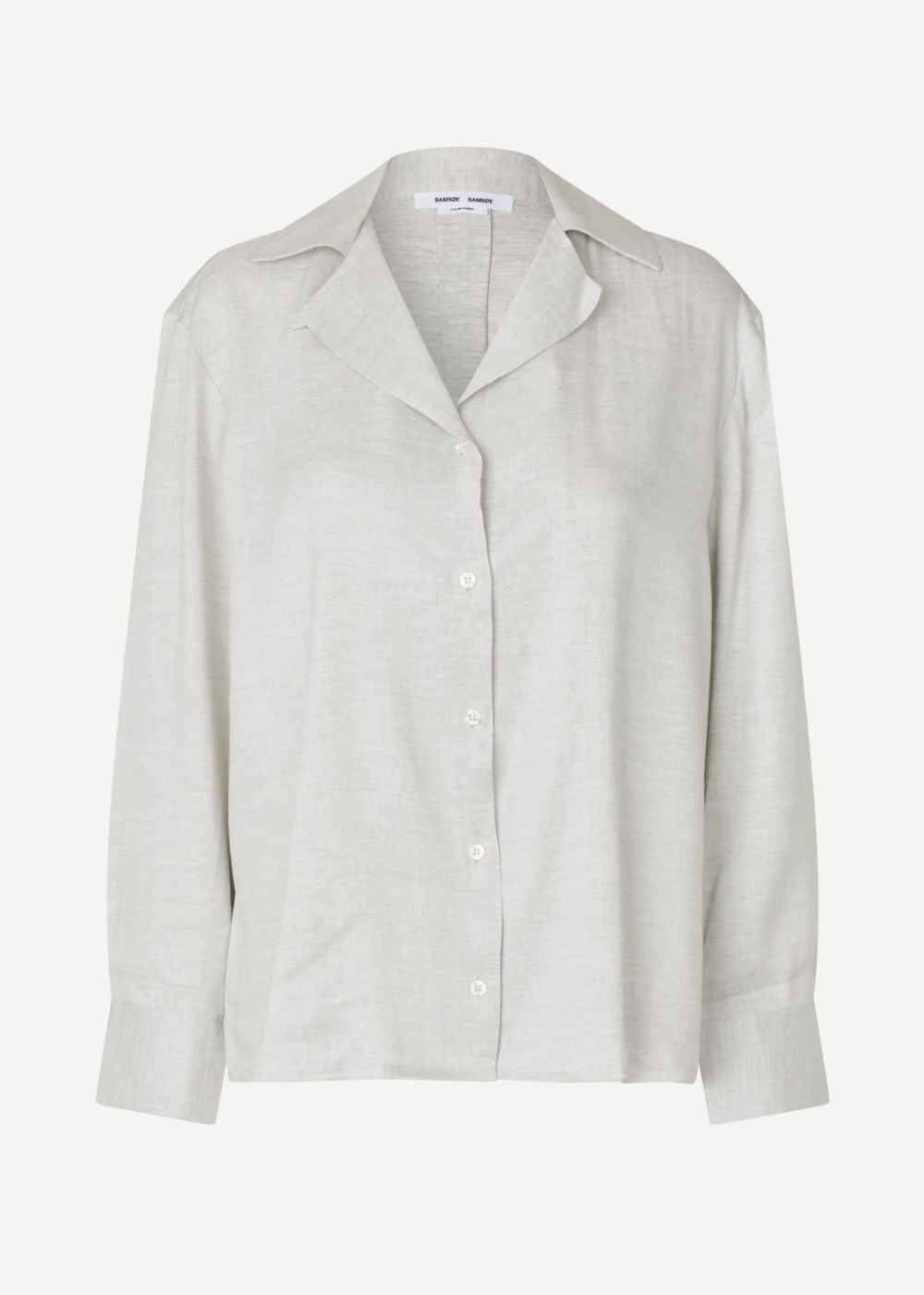 Saiben Shirt - Light Grey Melange - Samsoe Samsoe Canada - Danali - F26100111