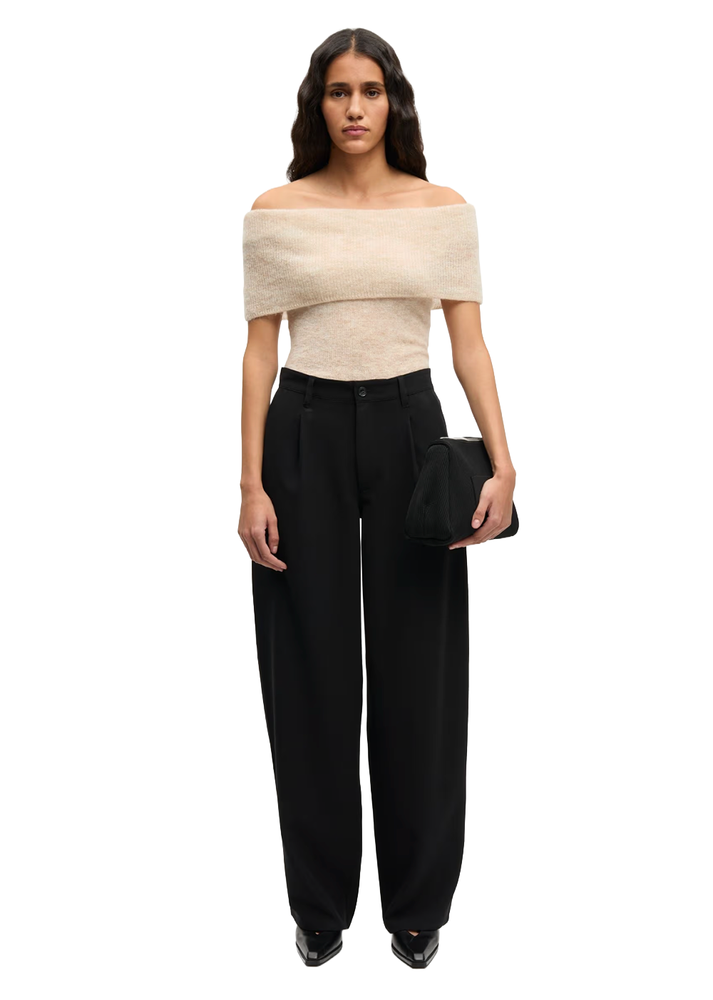 Saharper Pleat Trousers - Black - Samsoe Samsoe Canada - Danali - F26100132