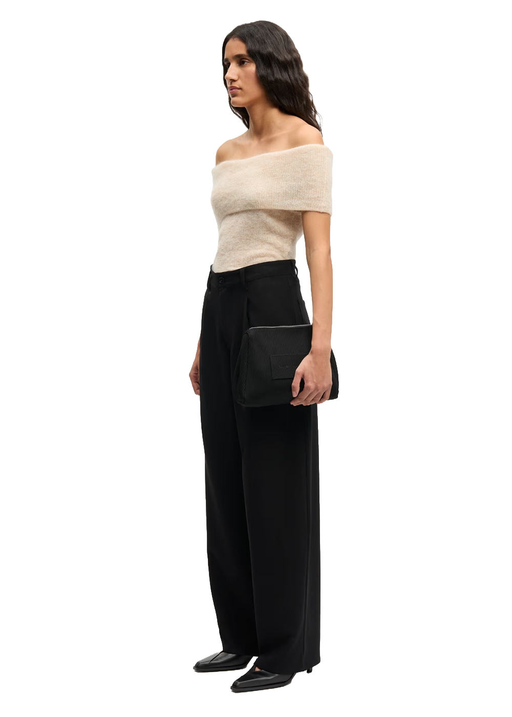 Saharper Pleat Trousers - Black - Samsoe Samsoe Canada - Danali - F26100132