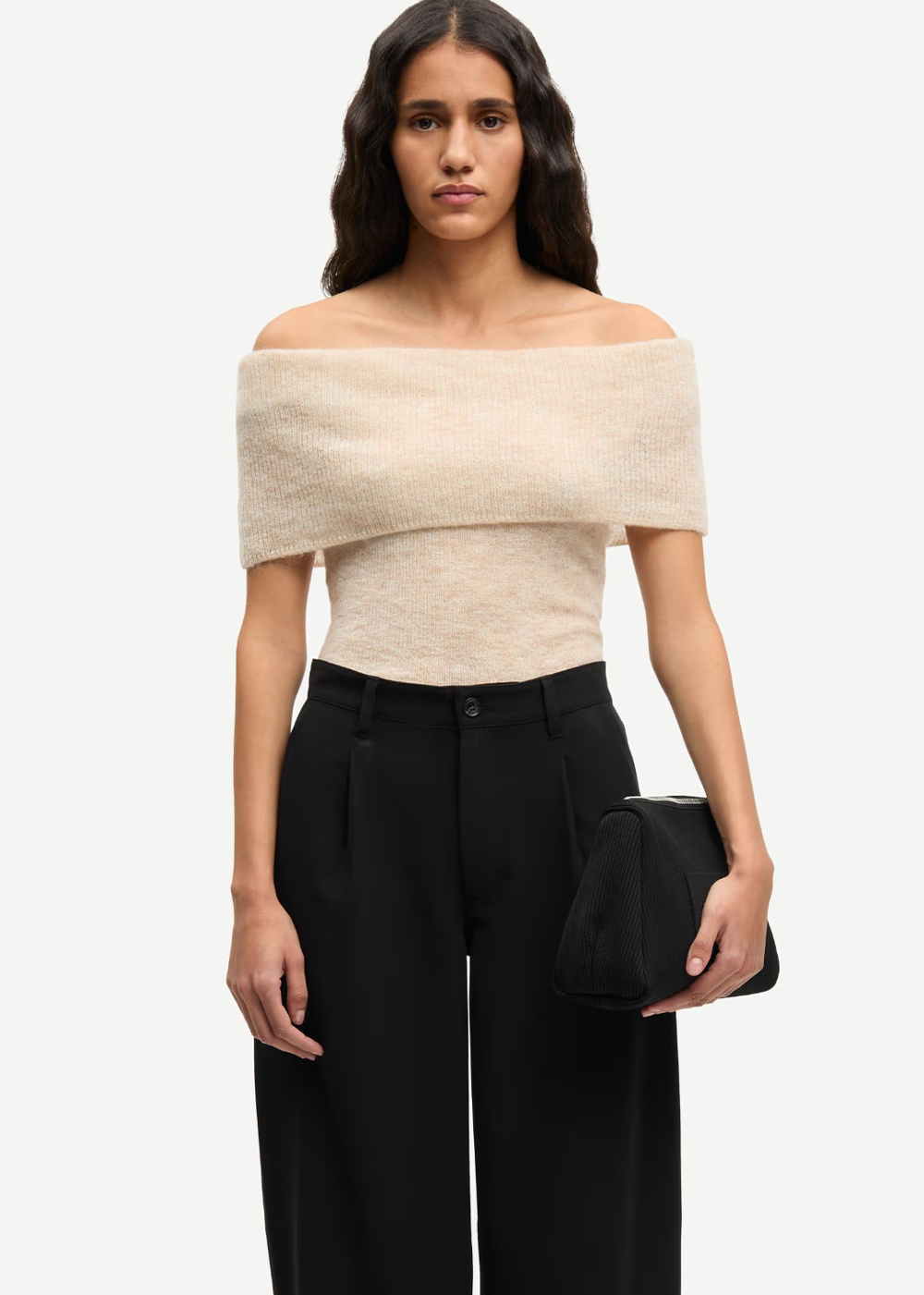 Saharper Pleat Trousers - Black - Samsoe Samsoe Canada - Danali - F26100132