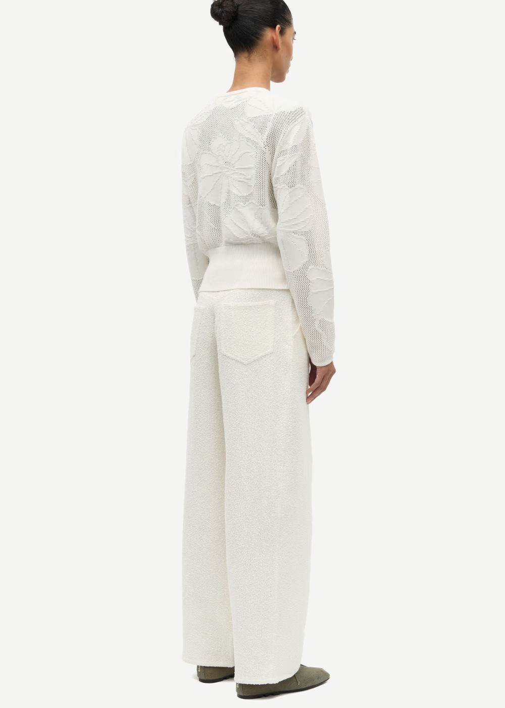 Sapoppie Cardigan - Clear Cream - Samsoe Samsoe Canada - Danali - F26200069