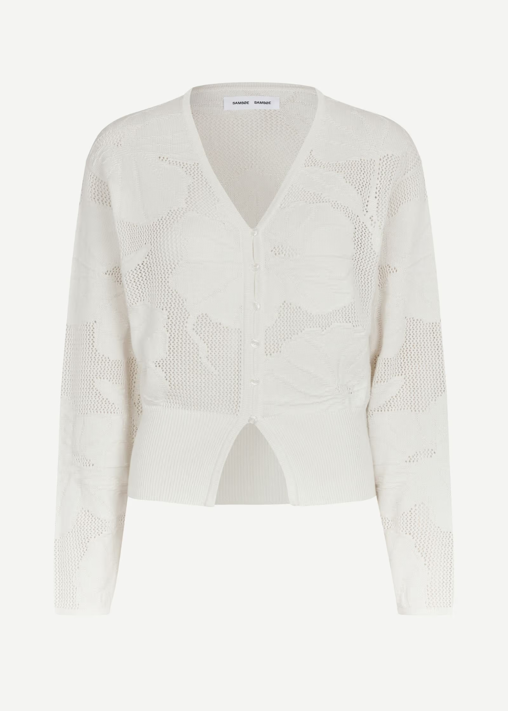 Sapoppie Cardigan - Clear Cream - Samsoe Samsoe Canada - Danali - F26200069