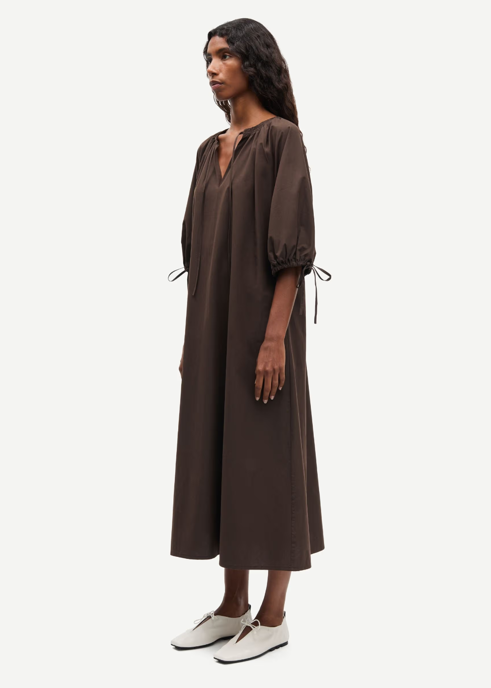 Samateran Dress - Mulch - Samsoe Samsoe Canada - Danali - F26200086