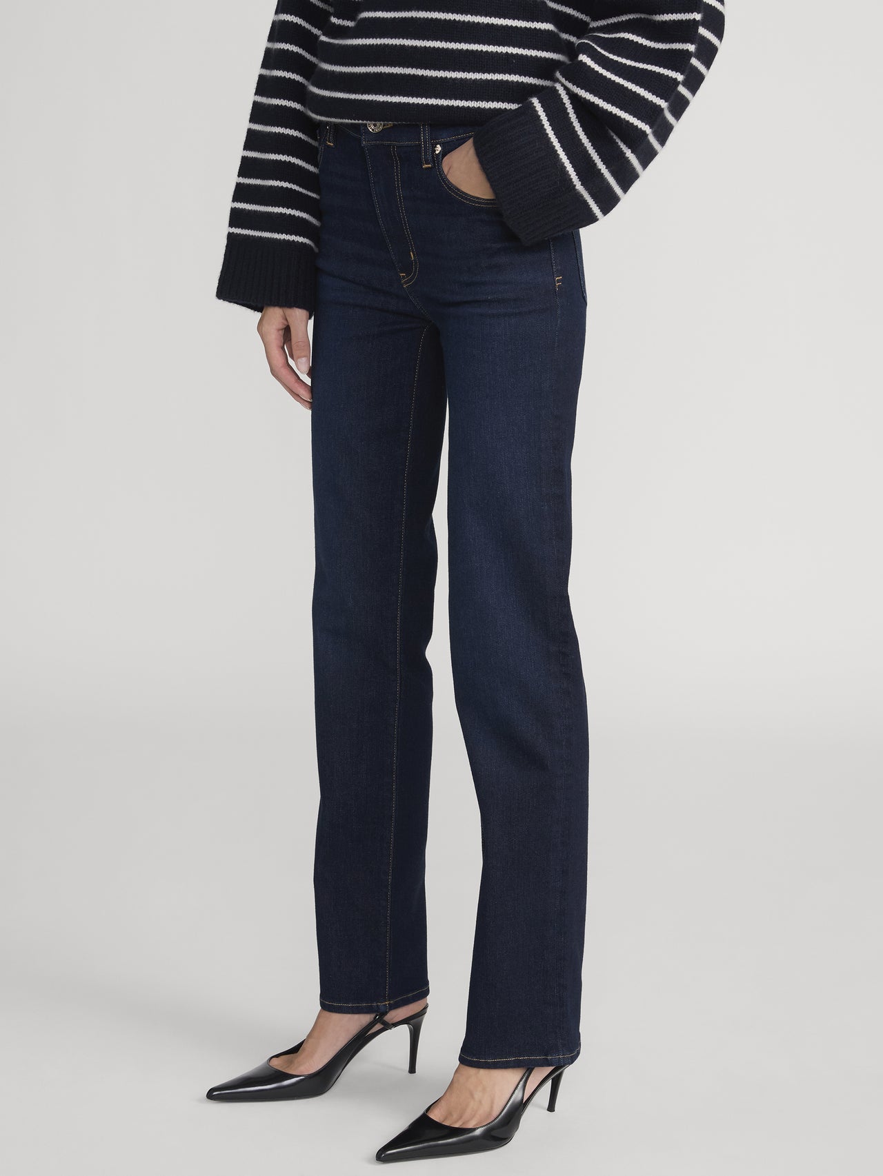Le Sleek Straight Long Jean - Fairway - FRAME Canada - Danali