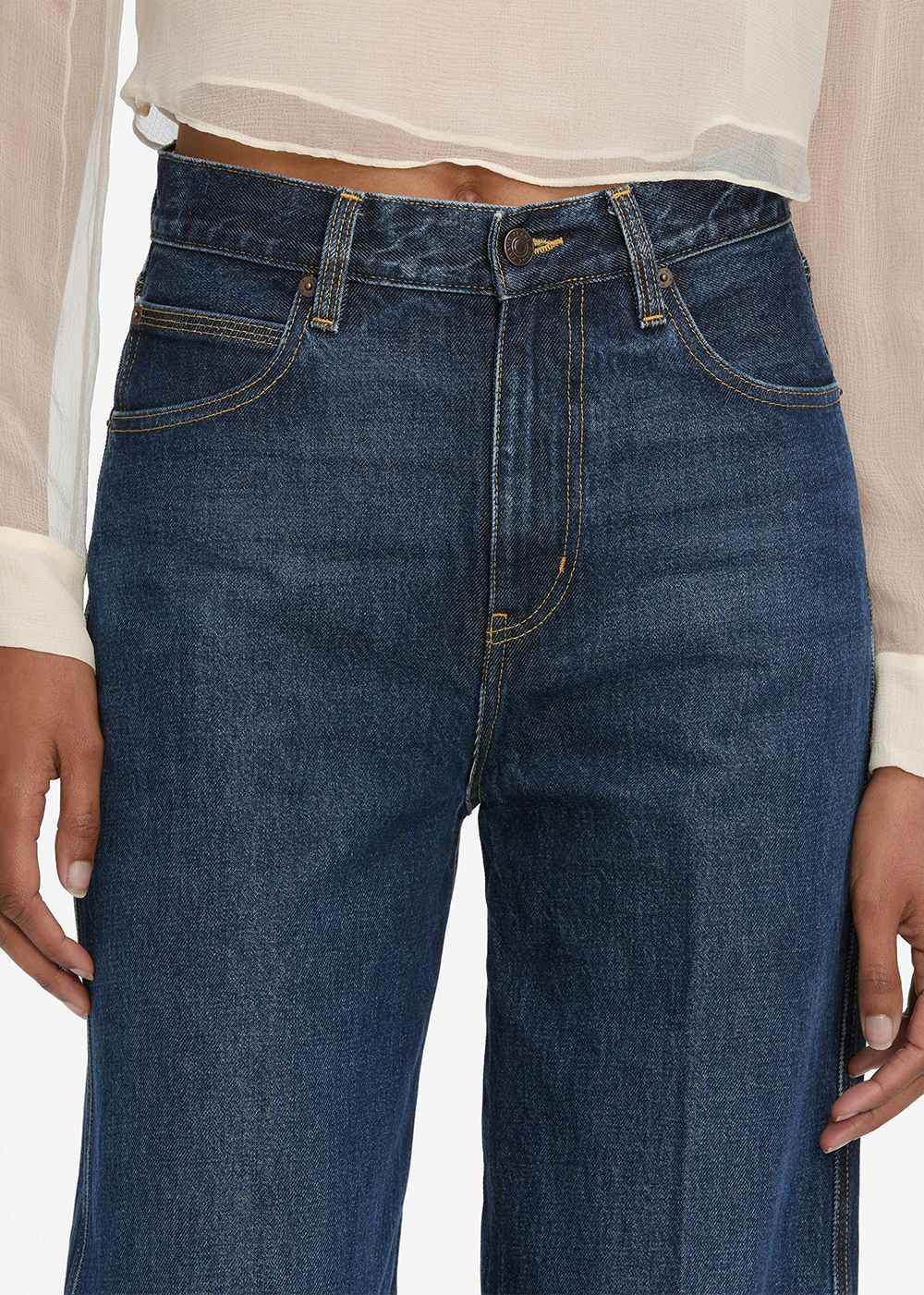 The Cuffed Wide Jean - Spencer - FRAME Denim Canada - Danali