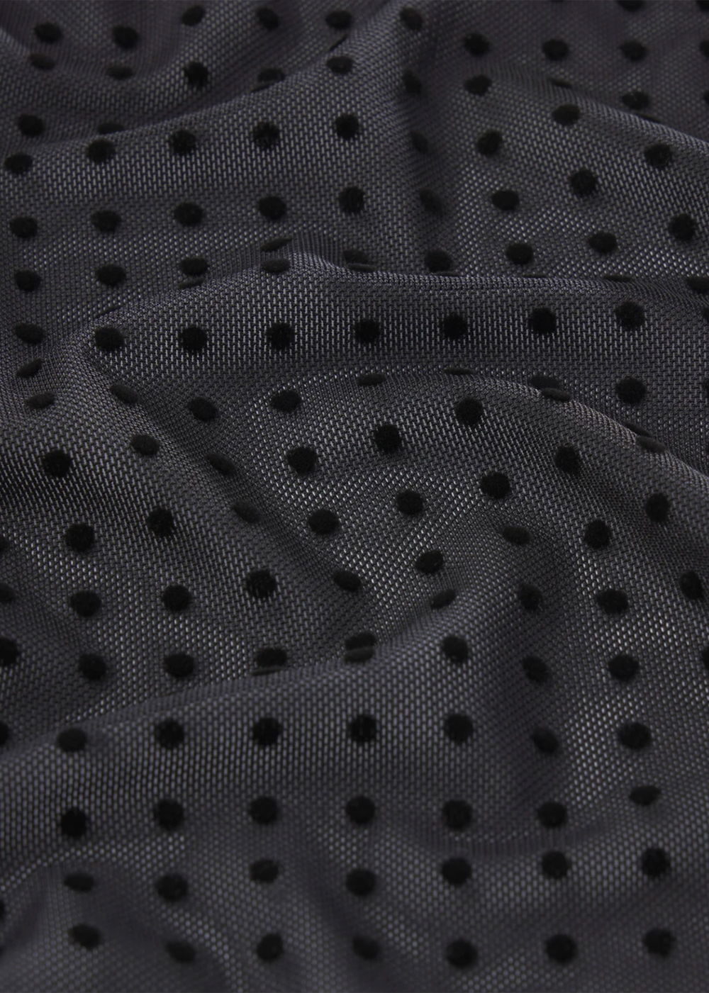 The Mesh Polka Dot Top - Black - FRAME Canada - Danali