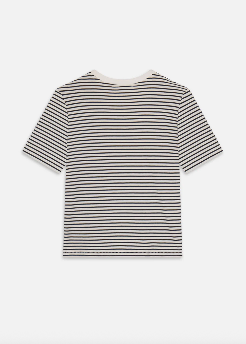 The Stripe Baby Tee - Navy Multi - FRAME Canada - Danali