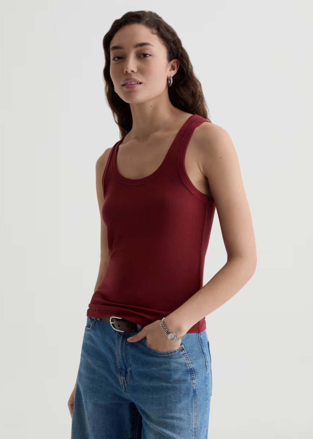 Ashley Tank Top - Adobe Clay - AG Jeans Canada - Danali - FXR71658ADBE