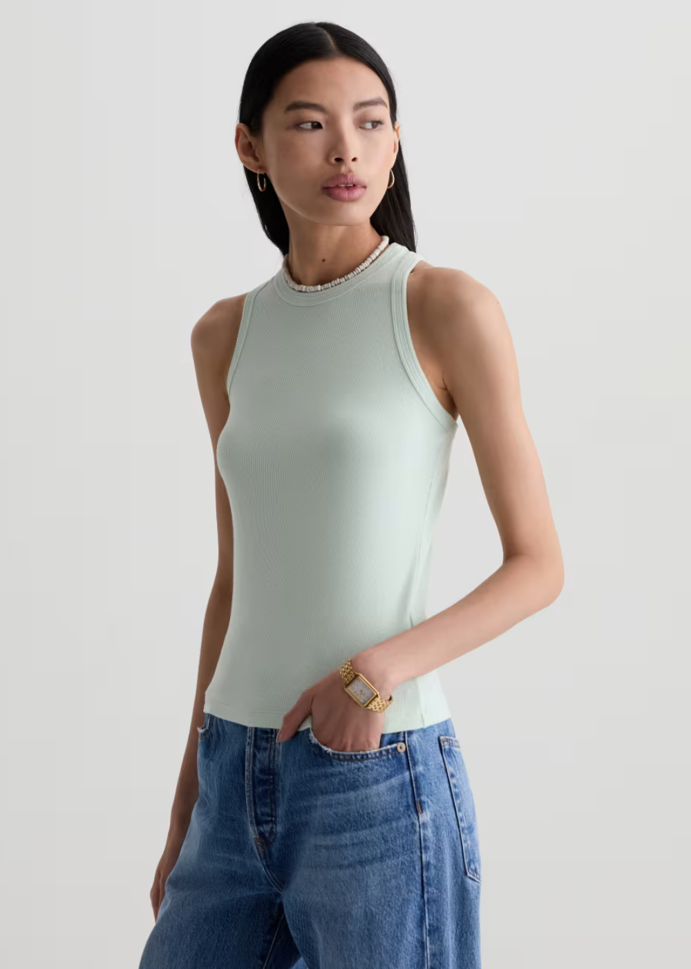Michelle Tank Top - Summer Vine - AG Jeans Canada - Danali - FXR71702SMVN