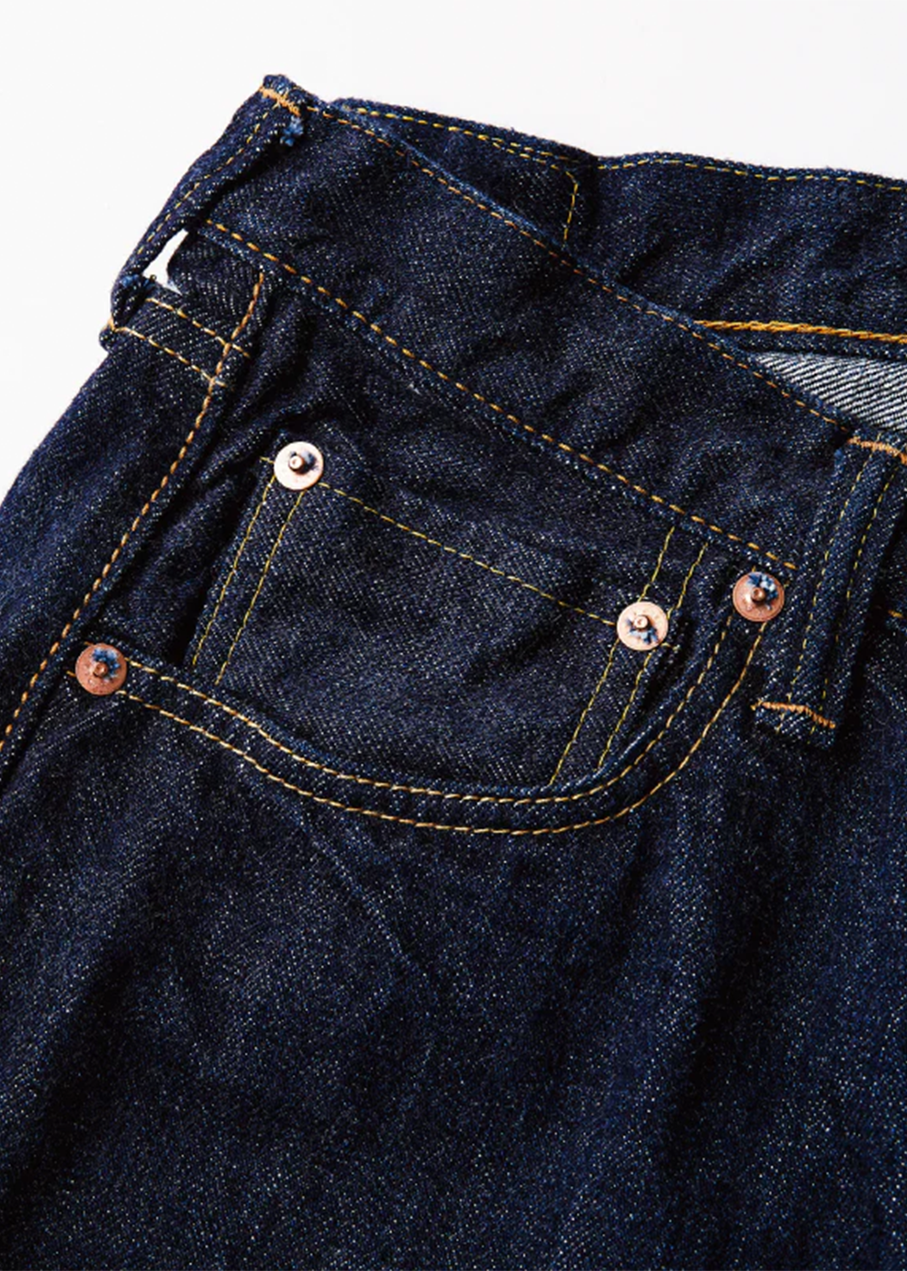 0105XXW - Wide Selvedge Raw 15.5 oz Denim - Indigo - FullCount Canada - Danali