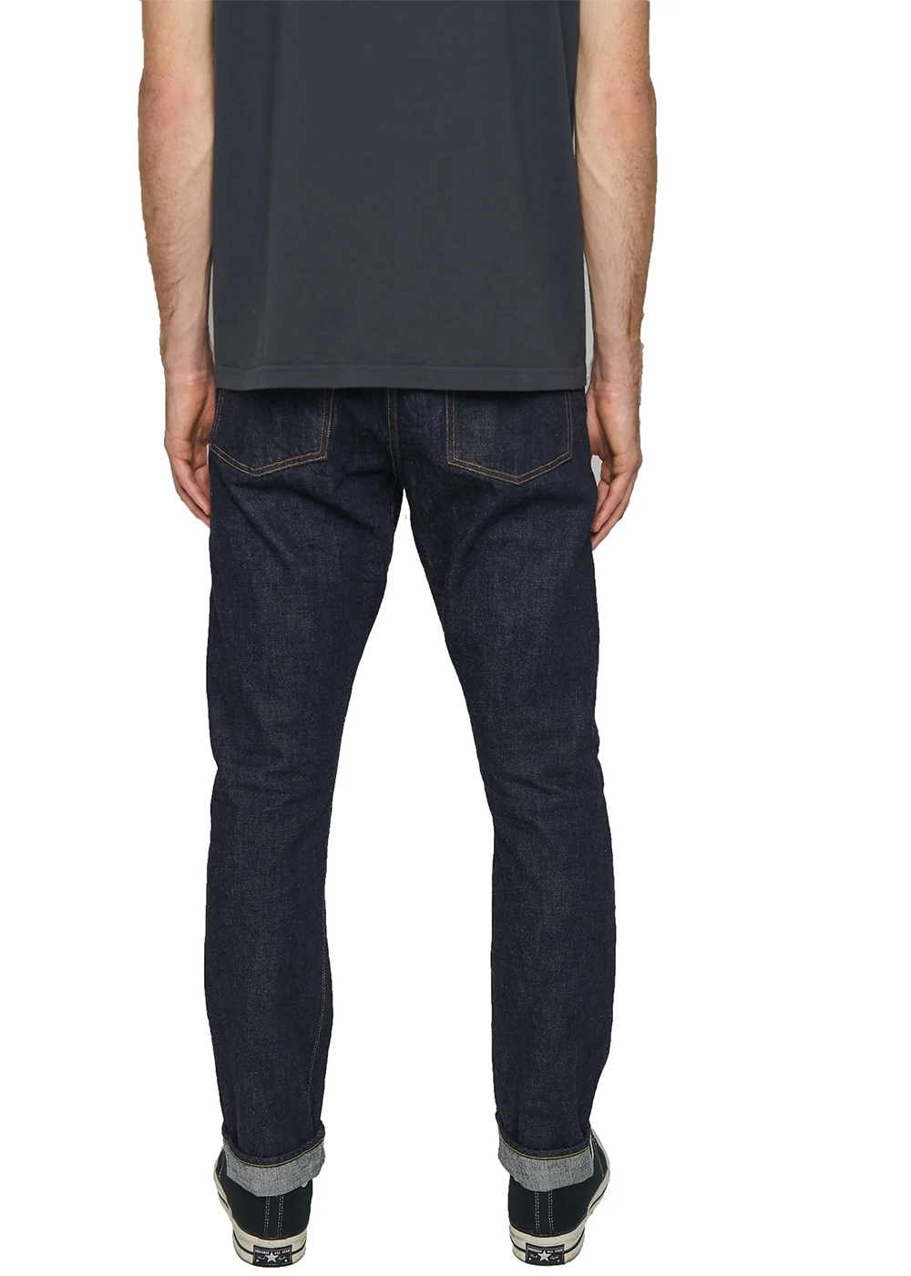 1110W - Tapered One Wash Selvedge 13.7oz Denim - FullCount Denim - Danali
