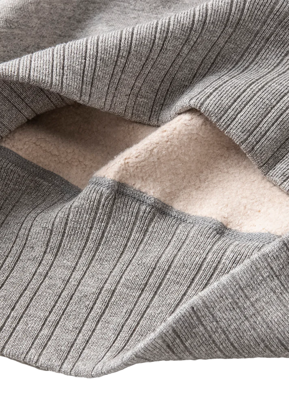 Set in Sleeve Loopwheel Sweatshirt - Heather Grey - Fullcount Canada - Danali