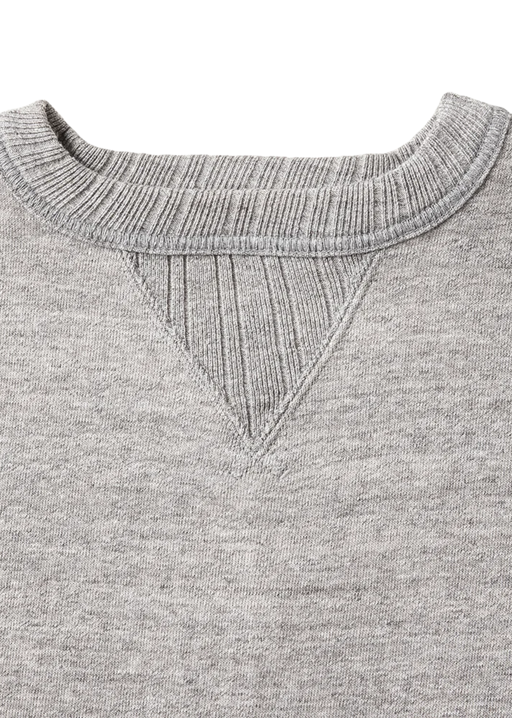 Set in Sleeve Loopwheel Sweatshirt - Heather Grey - Fullcount Canada - Danali