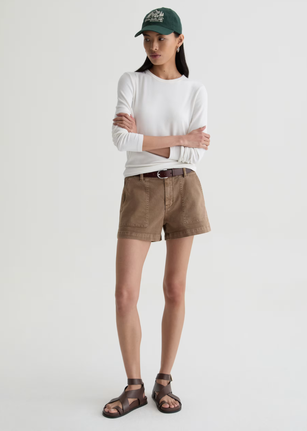 Analeigh Short - Sulfur Light Taupe - AG Jeans Canada - Danali - HYD1G85SFLT