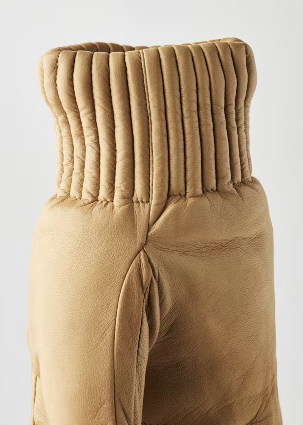 Valeria Leather Mitt - Camel - Hestra Canada - Danali