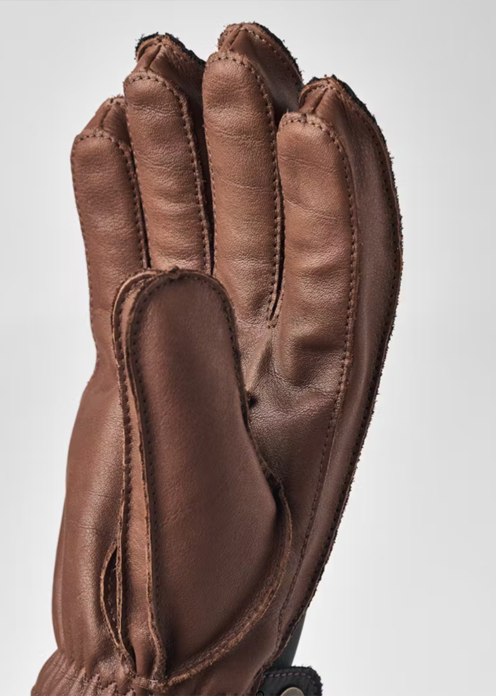 Wakayama Leather Glove - Navy/Brown - Hestra Canada - Danali