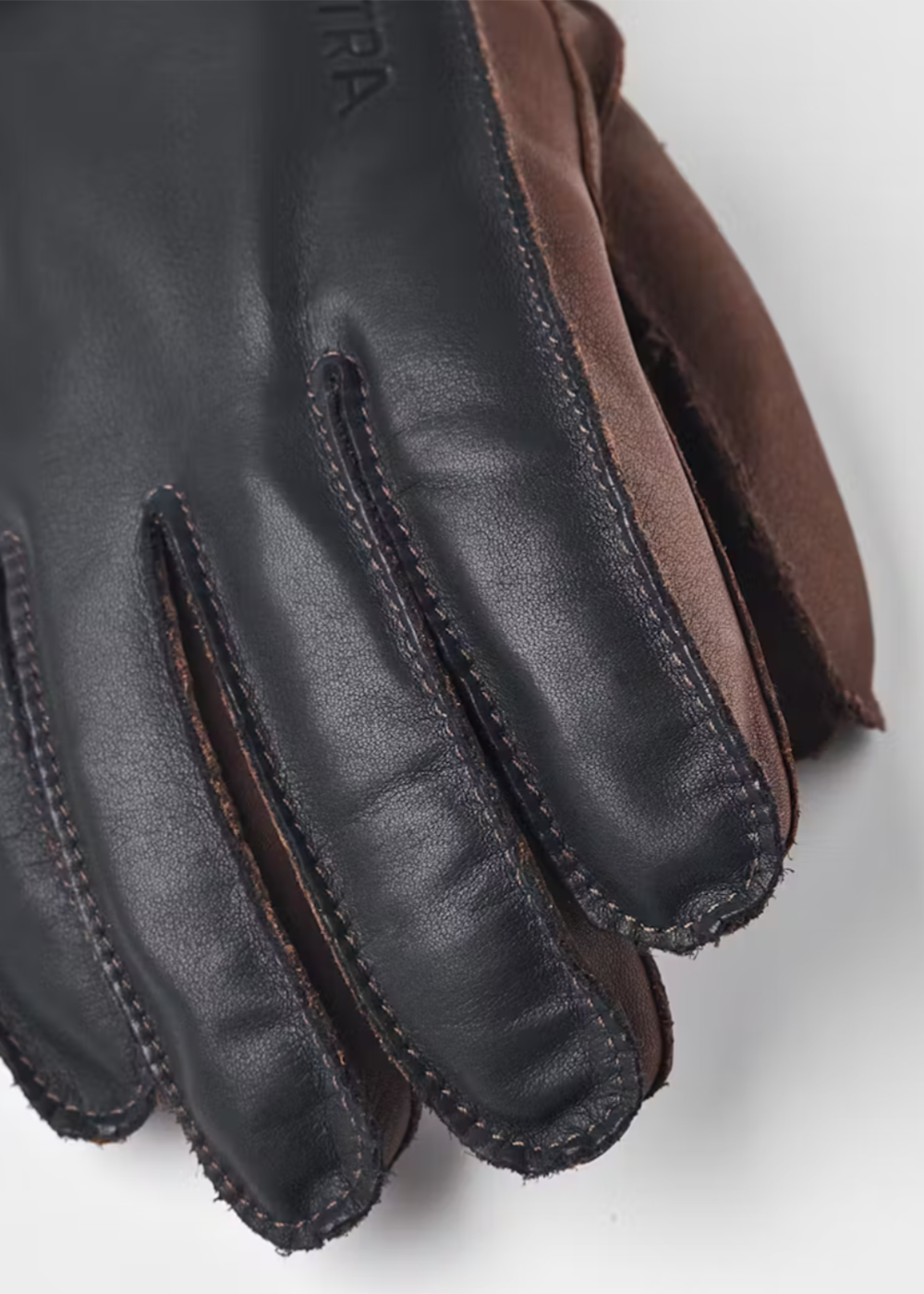 Wakayama Leather Glove - Navy/Brown - Hestra Canada - Danali