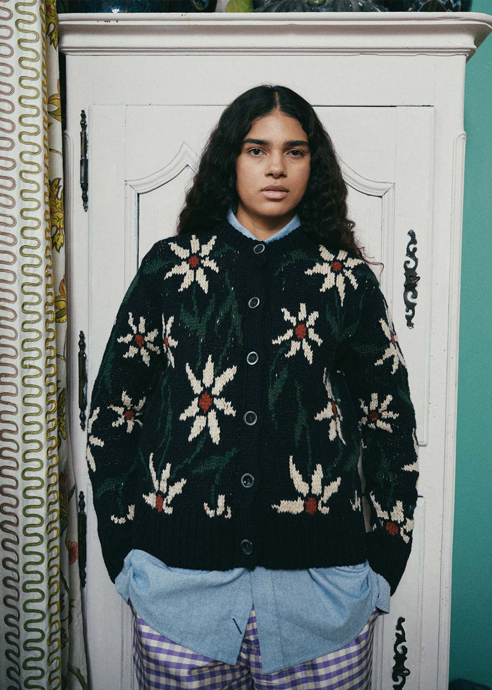 Flower Cardigan - Howlin Knitwear Canada - Danali