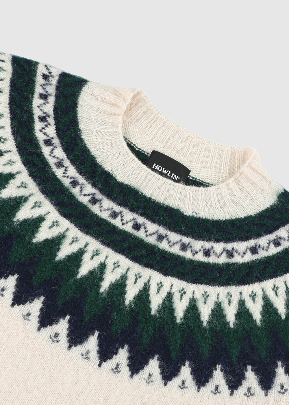 Broken Flowers Sweater - Ecru - Howlin Knitwear Canada - Danali