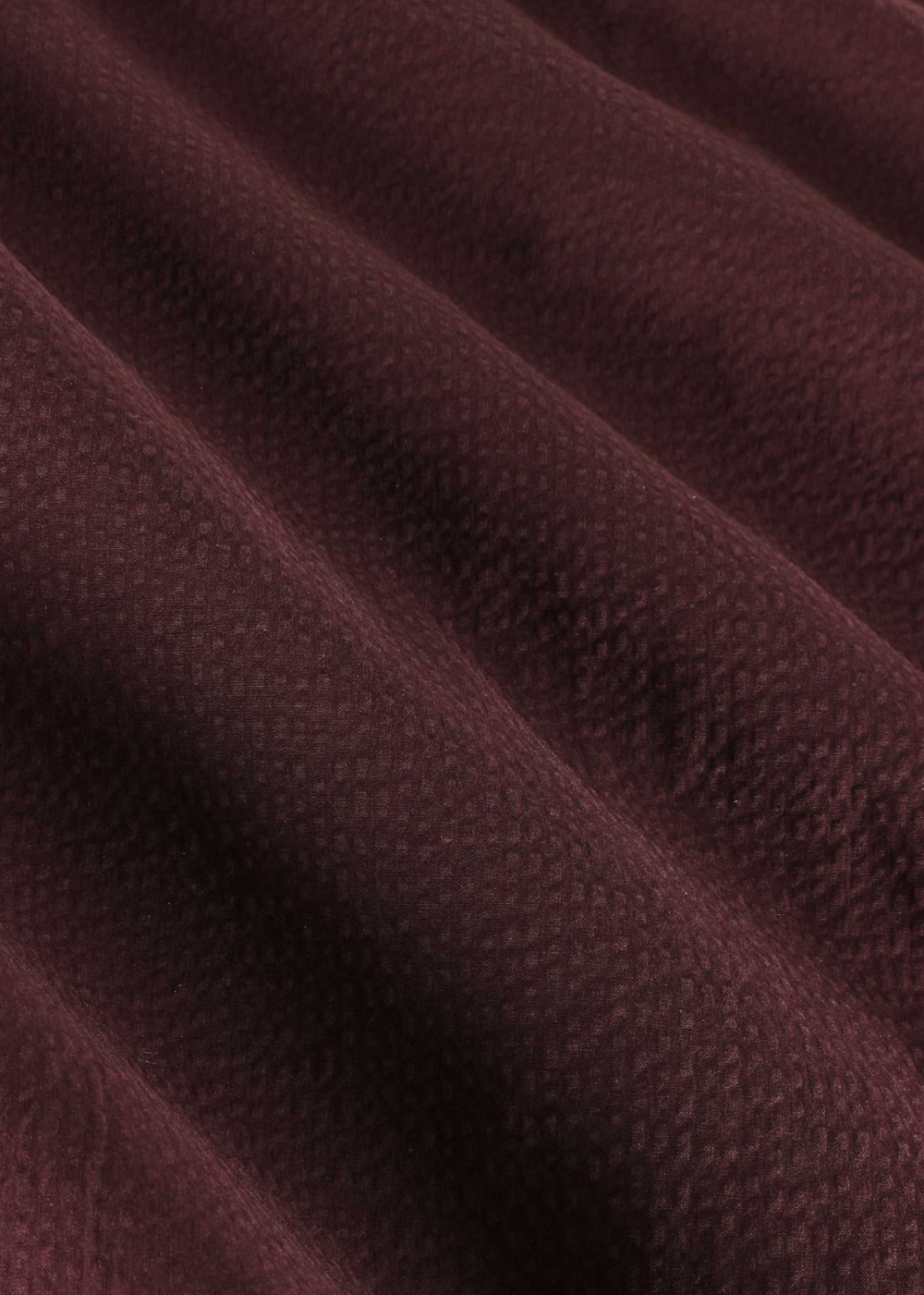 Cocktail Seersucker Shirt - Burgundy - Howlin Knitwear Canada - Danali