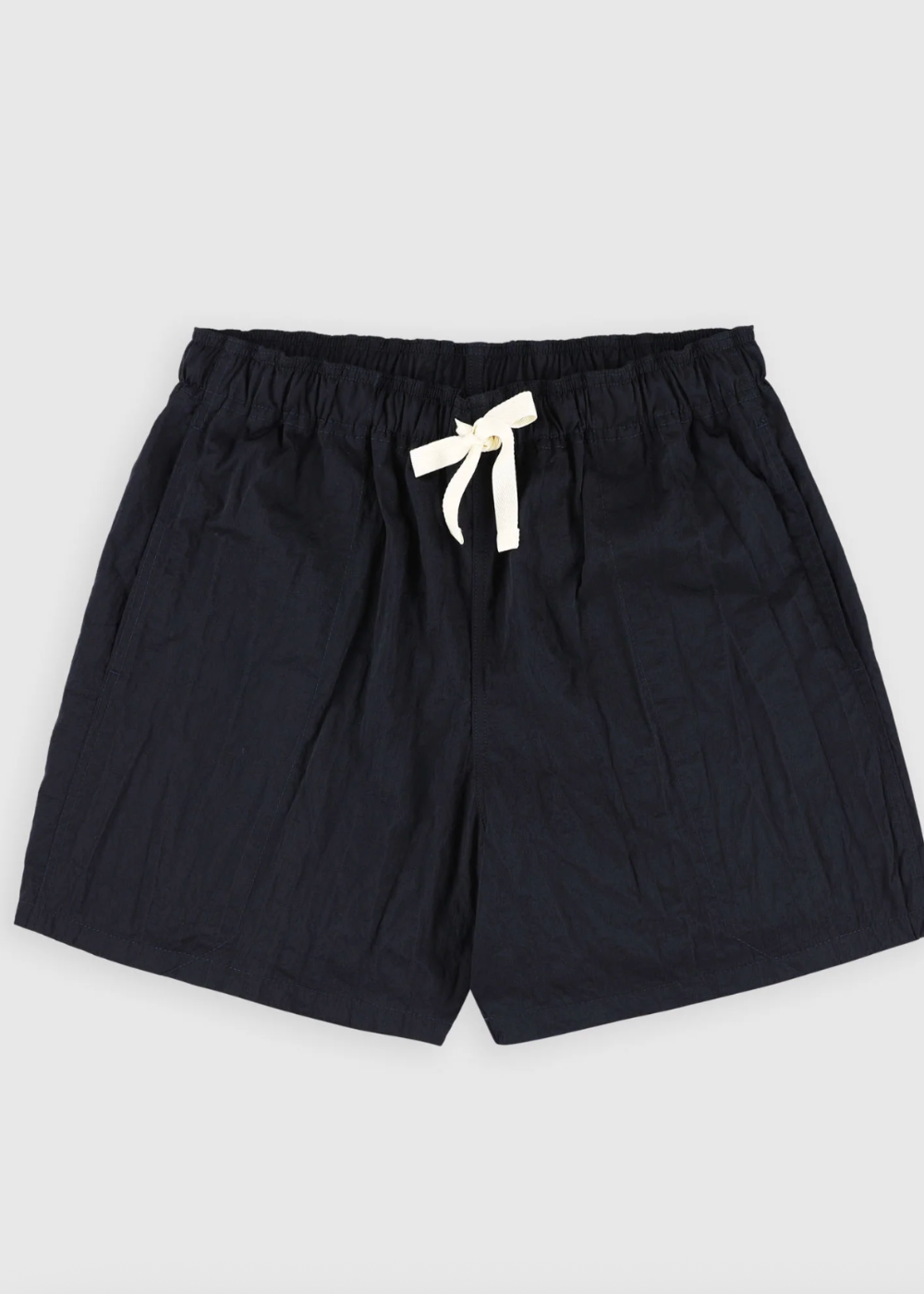 Outer Shorts Grungy Japanese Nylon Twill - Deep Navy - Howlin Knitwear Canada - Danali