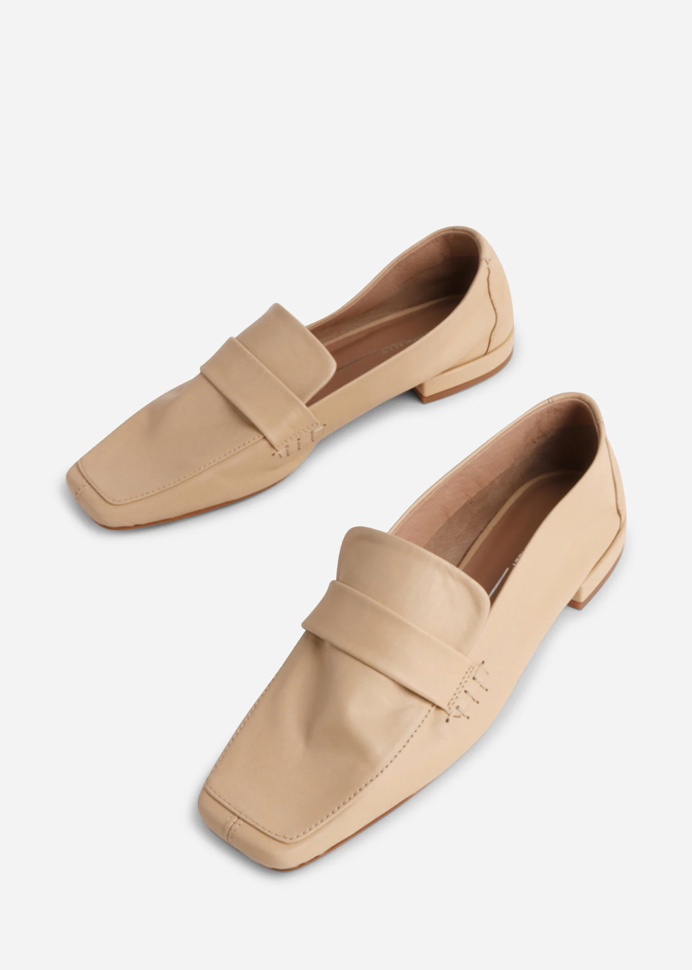 Pinky Leather Loafer - Oatmilk - Intentionally Blank Canada - Danali - ISD1-1901-OAM