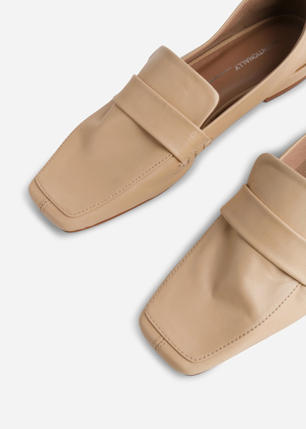 Pinky Leather Loafer - Oatmilk - Intentionally Blank Canada - Danali - ISD1-1901-OAM