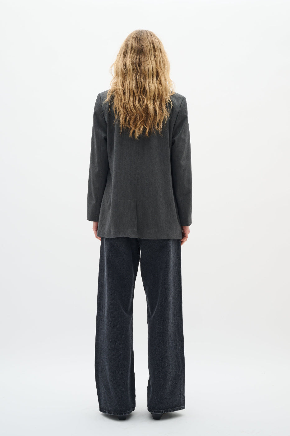 Brunilda Blazer - Dark Grey Melange - InWear Canada - Danali