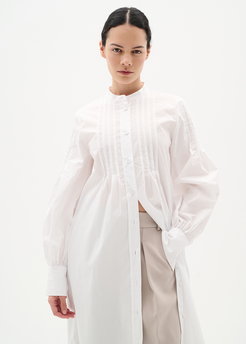 Conor Shirt Dress - Pure White - InWear Canada - Danali