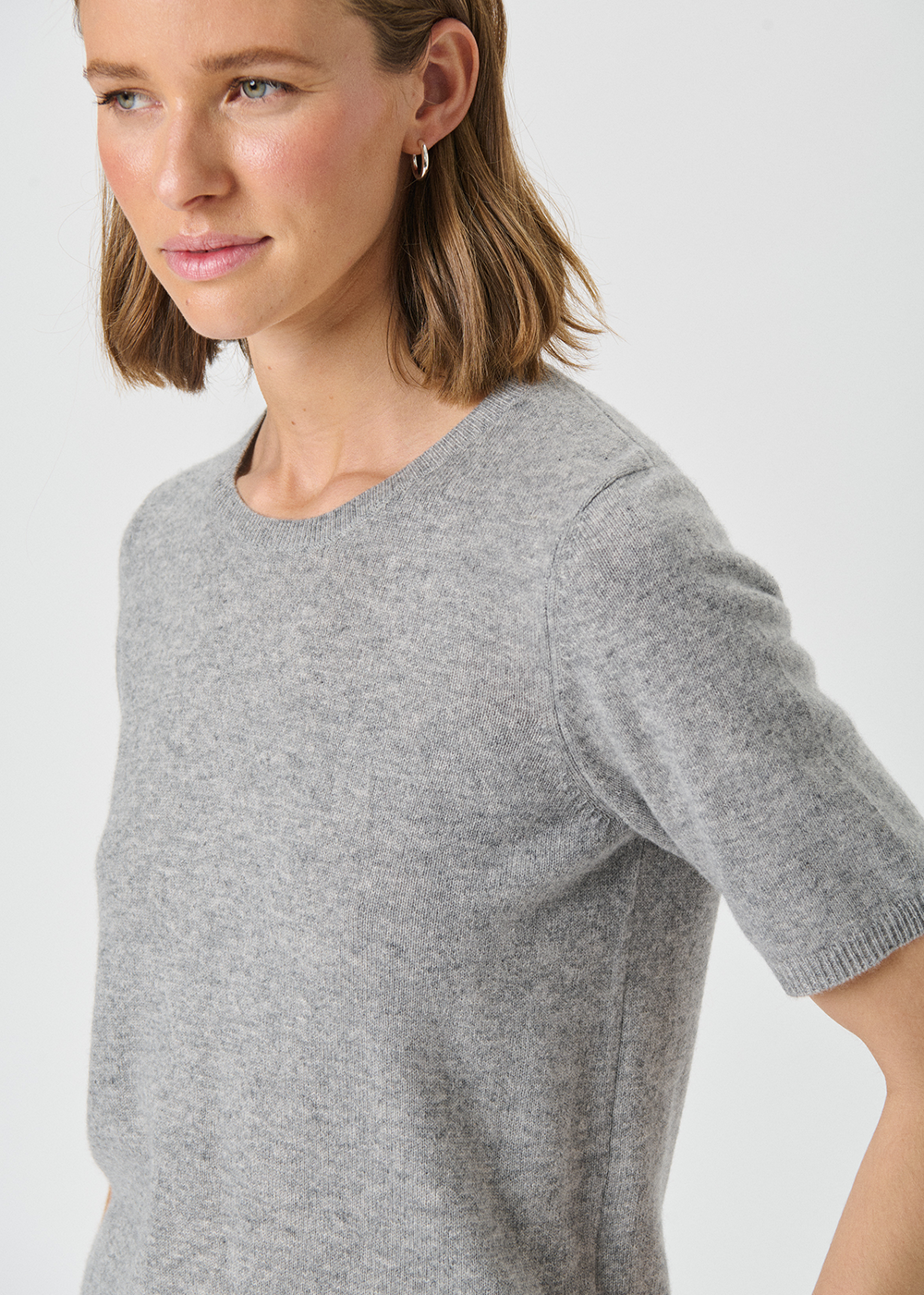 Everlotta Cashmere Sweater - Gray Melange - InWear Canada - Danali