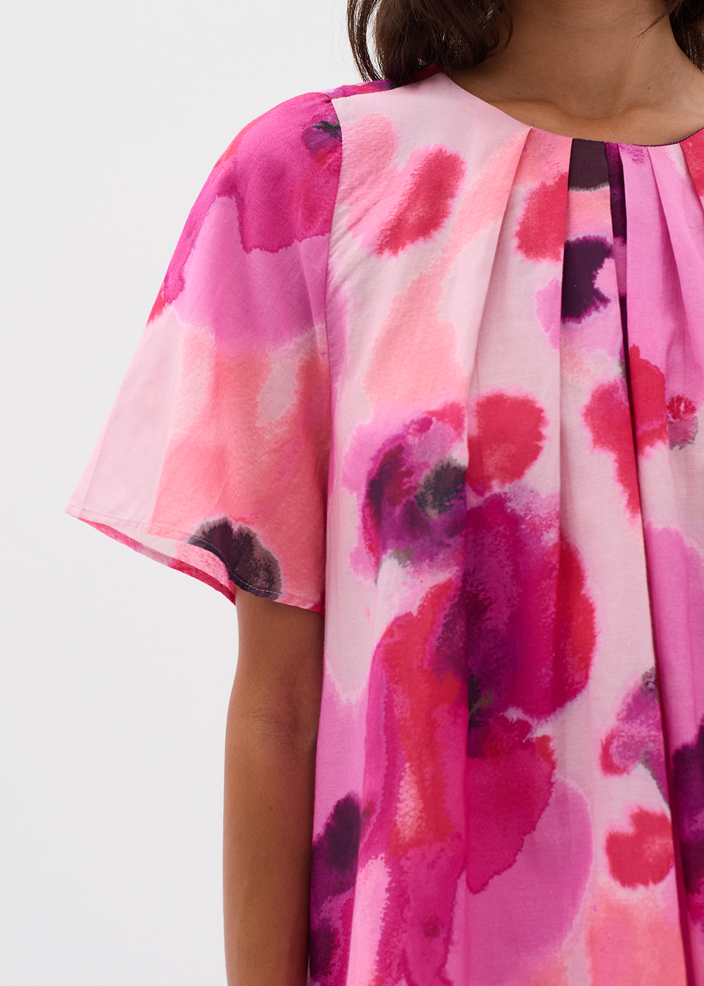 Freyah Top - Pink Watercolor - InWear Canada - Danali