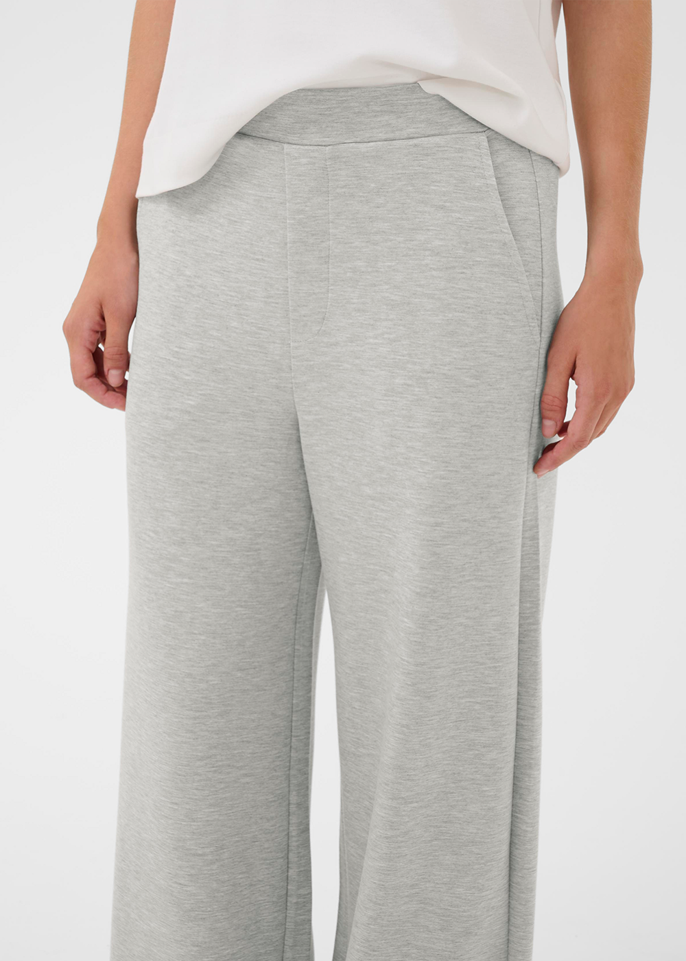 Gincette Melange Pants - Granite Melange - InWear Canada - Danali