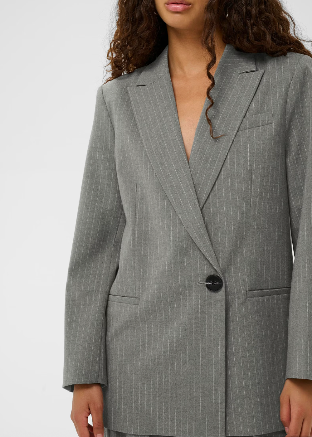 Hosanna Blazer - Light Grey Melange - InWear Canada - Danali