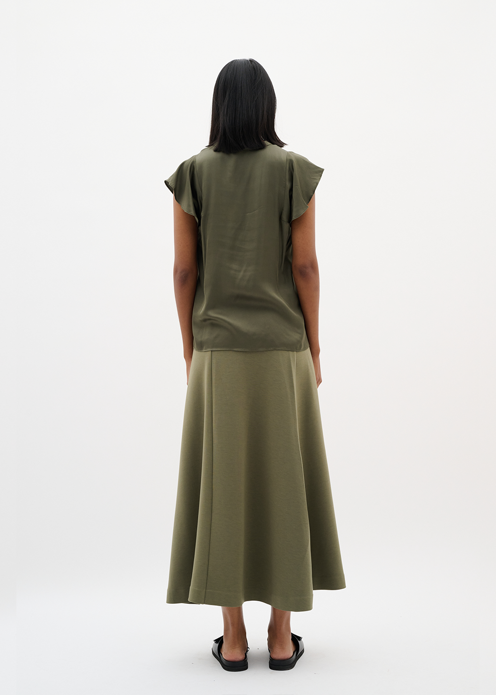 Kaali Blouse - Dusty Olive - InWear Canada - Danali