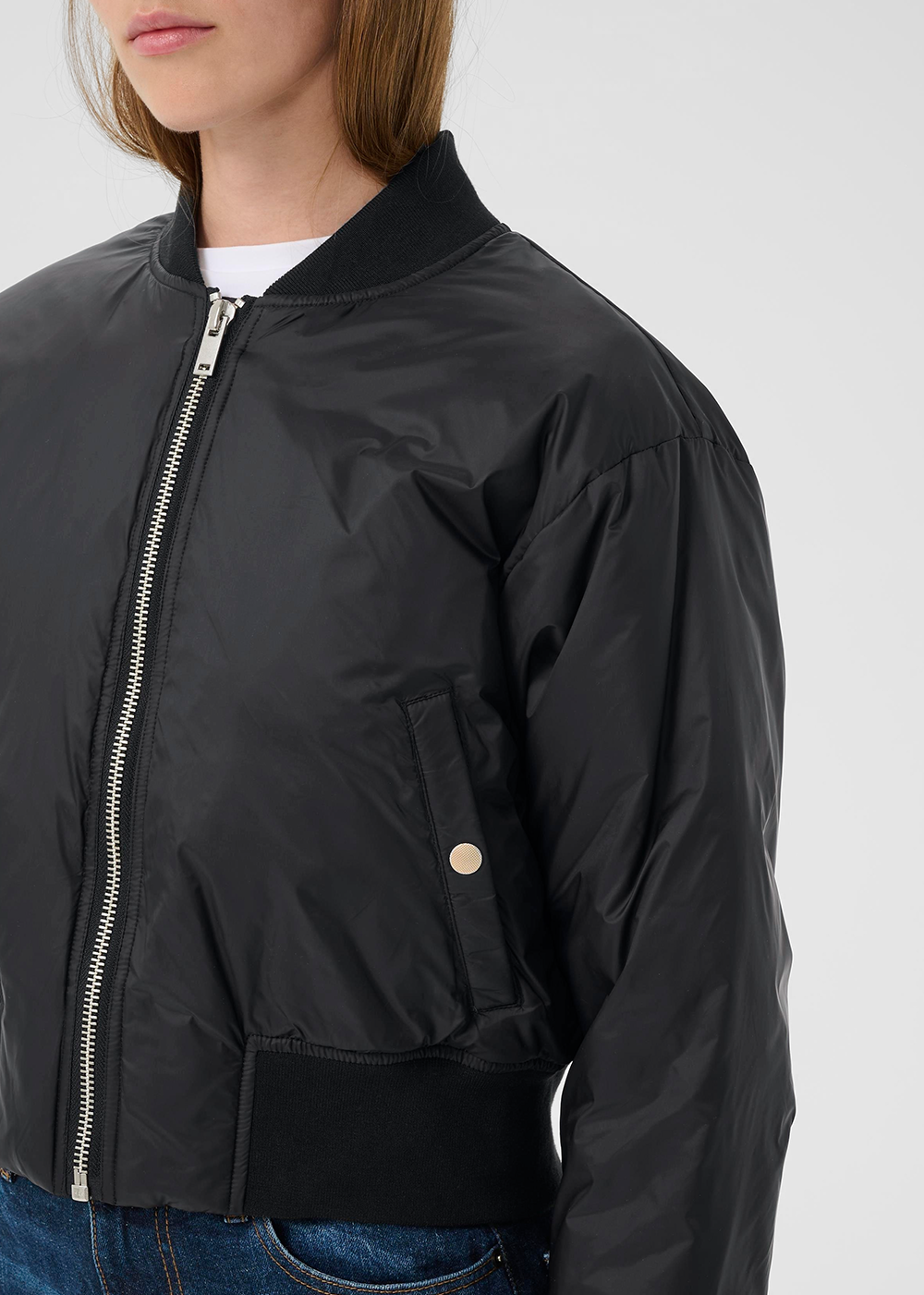 Kialinn Cropped Jacket - Black - InWear Canada - Danali