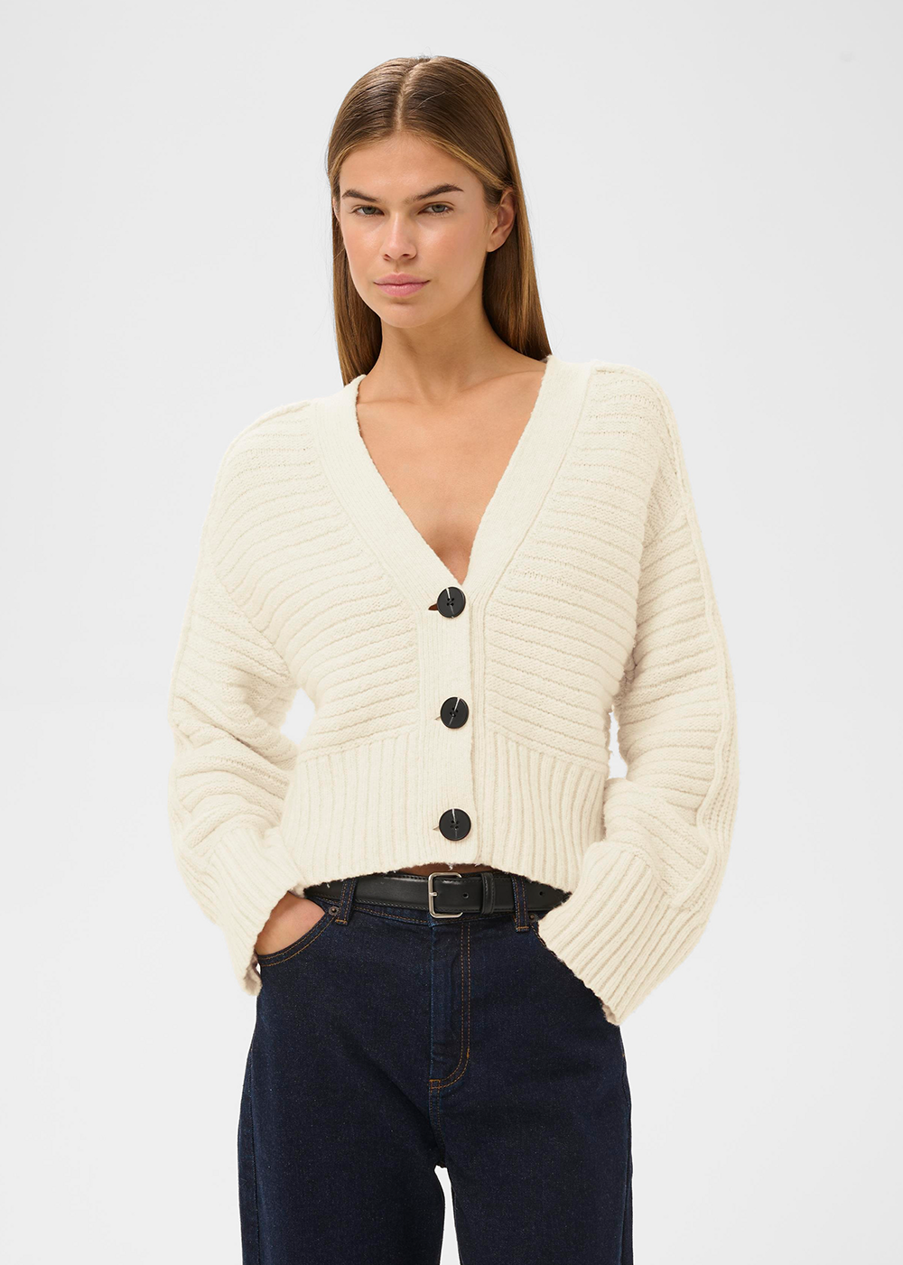 Numa Cardigan - Whisper White - InWear Canada - Danali