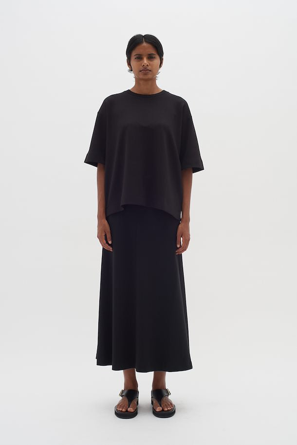 Pannie Oversized T-Shirt - Black - InWear - Danali