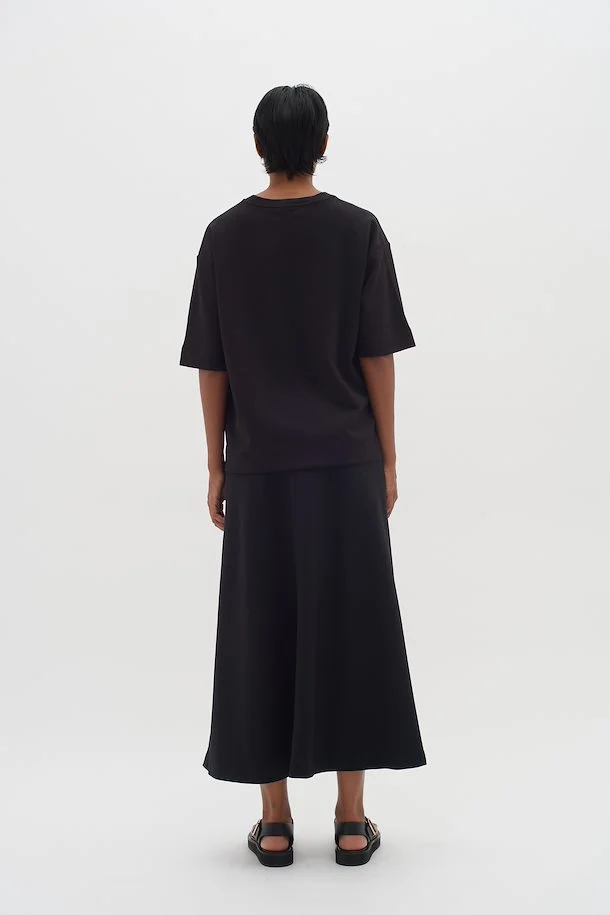 Pannie Oversized T-Shirt - Black - InWear - Danali