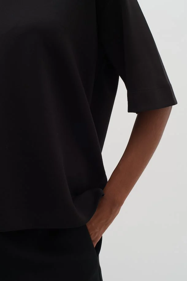 Pannie Oversized T-Shirt - Black - InWear - Danali
