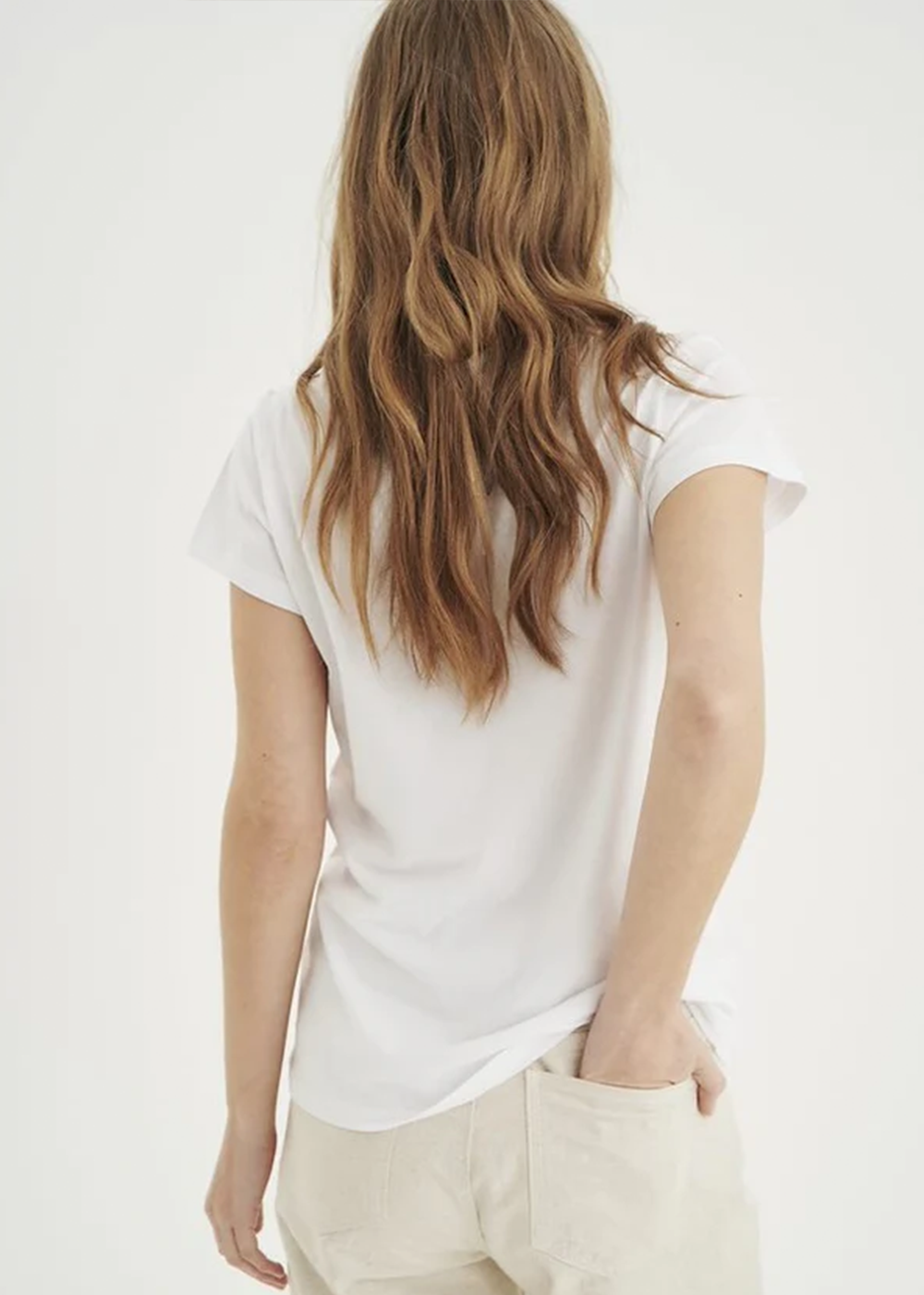 Rena Short Sleeve T-Shirt - White - InWear - Danali - Canada