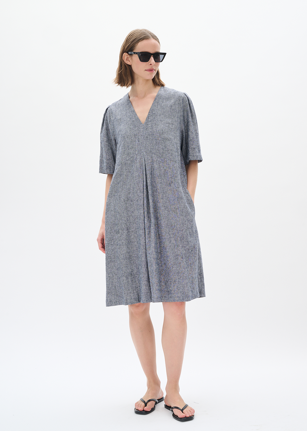 InWear Rimone Short Dress Marine Blue - InWear Canada - Danali