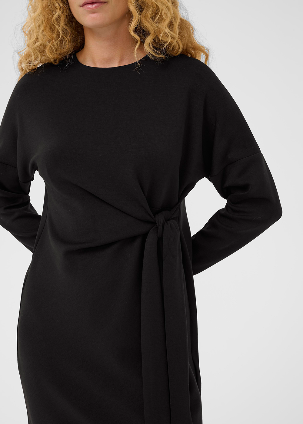 Tri Vincent Knot Dress - Black - InWear Canada - Danali