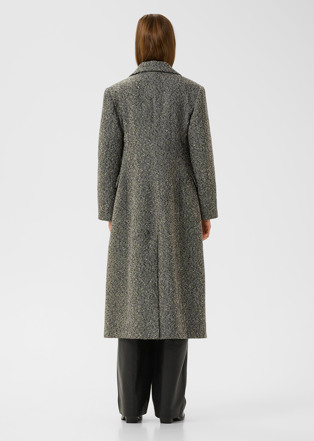 Yasha Lapel Coat - Black/White - InWear Canada - Danali