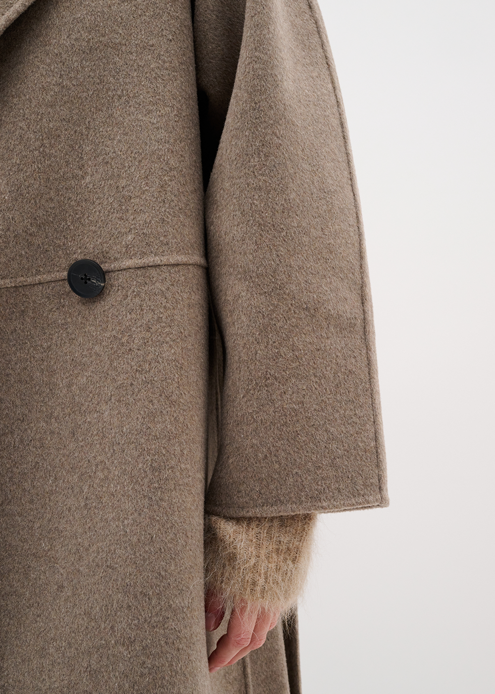 Yilla Long Coat - Sandy Grey Melange - InWear Canada - Danali