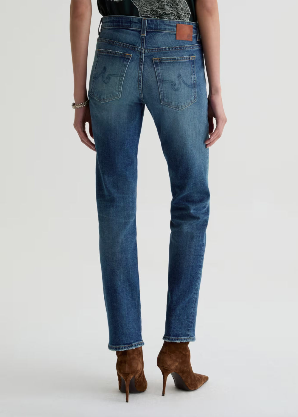 Sandra Low Rise Straight Leg Jean - 10 Years Iliad - AG Jeans Canada - Danali - JRN1F95BT10YILL
